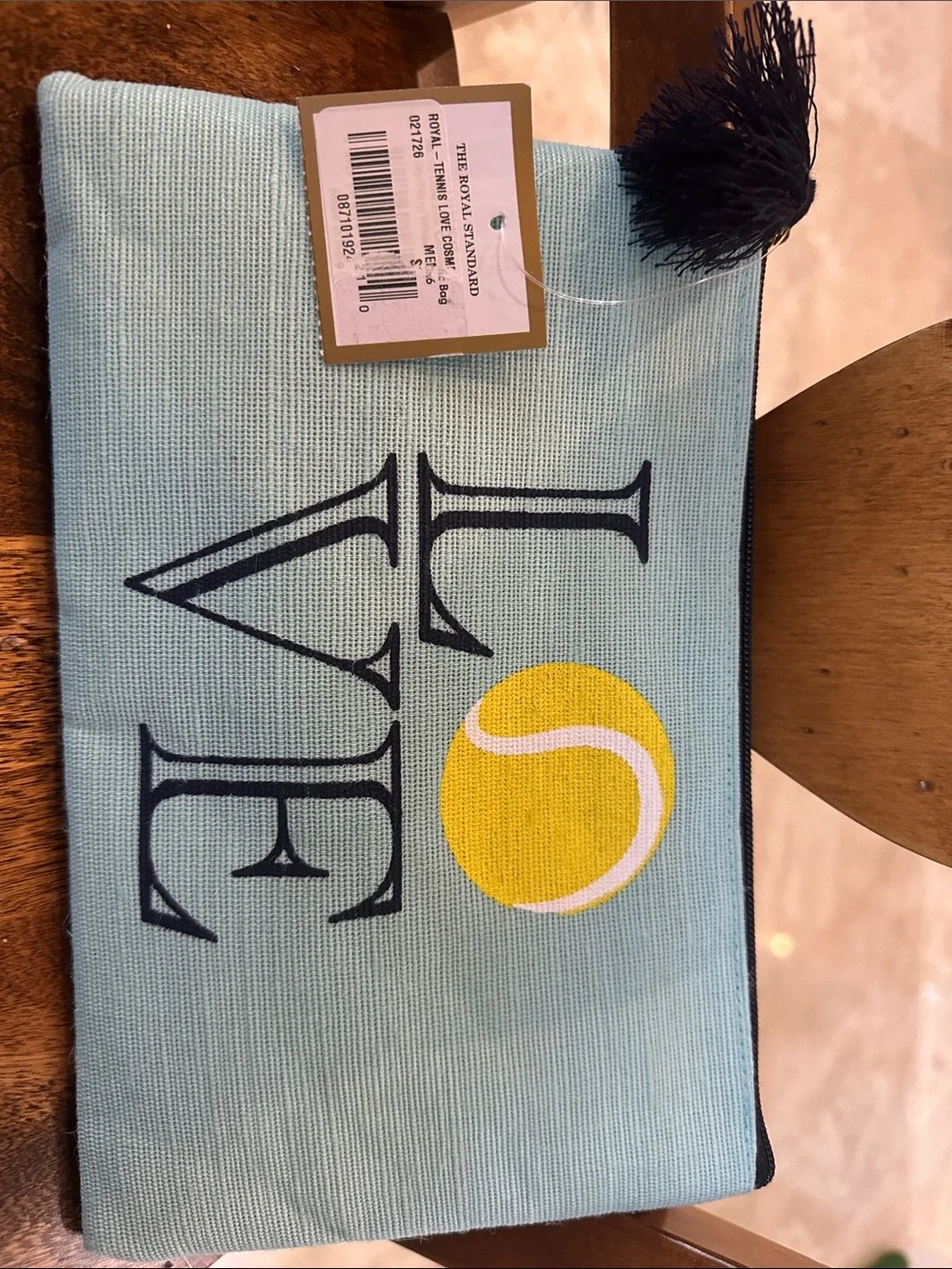 Tennis LOVE Cosmetic Pouch